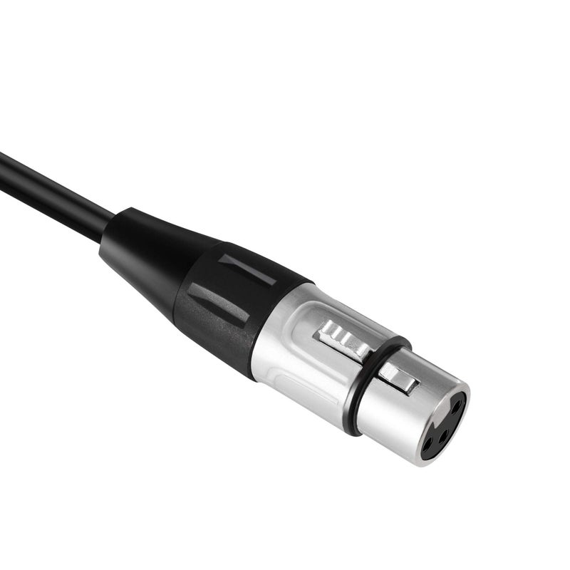 Devinal XLR Female to 1/4" Female calbe, XLR Jack to 6.35mm TS/TRS Quarter inch Audio Adapter Cord Connector Converter Metal Construction 1 feet (30 cm) - Image 2